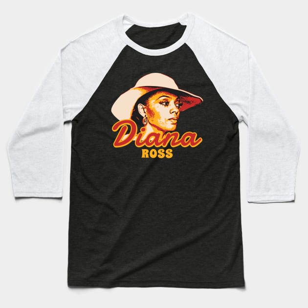 ross vintage retro diana Baseball T-Shirt by LAKOSH